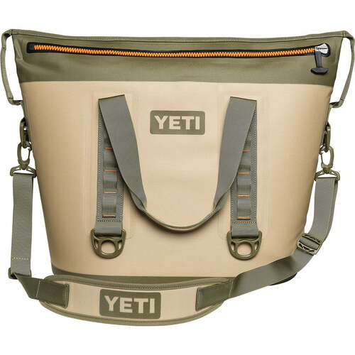 Yeti Hopper Two 40 Fog Tan / Blaze Orange