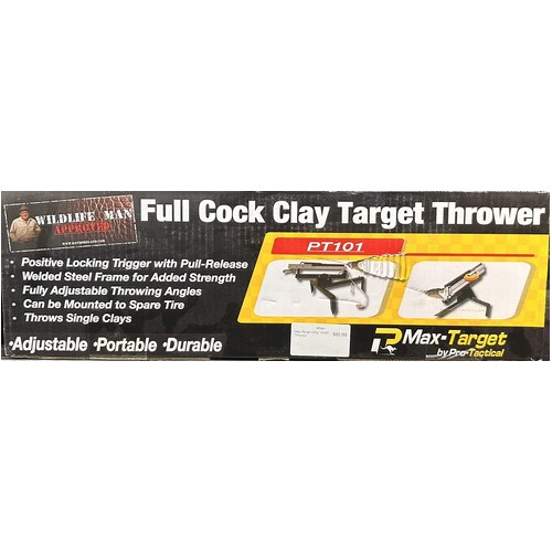 Pro-Tactical Max Target Full Cock Clay Target Thrower